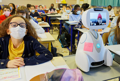 Logo Des robots de téléprésence en faveur d'une école inclusive