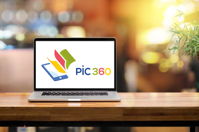 Logo PIC 360, Le Papier Interactif et Communicant 